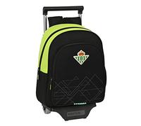 Safta Real Betis Balompie 006 10l 26x34x11 Cm Wheeled Backpack Schwarz