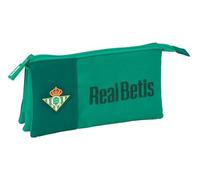 Safta Real BETIS BALOMPIÉ Federmäppchen für Kinder, ideal für Kinder im Schulalter, bequem und vielseitig, Qualität und Widerstandsfähigkeit, 22 x 3 x 12 cm, Meeresgrün, M, Casual