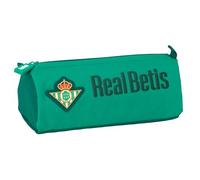Safta Real BETIS BALOMPIÉ Federmäppchen mit Reißverschluss und Fach, Federmäppchen für Kinder, ideal für Kinder im Schulalter, bequem und vielseitig, Qualität und Widerstandsfähigkeit, 21 x 7 x 8 cm