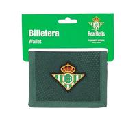 safta Real Betis Balompié Geldbörse mit Kopfteil, Brieftasche, Geldbörse, bequem und vielseitig, Qualität und Widerstandsfähigkeit, 12,5 x 9,5 cm, Grün, grün, Estándar, Casual