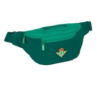 Safta Real BETIS BALOMPIÉ Gürteltasche mit Außentasche, ideal für Jugendliche und Kinder verschiedener Altersgruppen, bequem und vielseitig, Qualität und Widerstandsfähigkeit, 23 x 9 x 12 cm