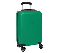 safta REAL Betis BALOMPIÉ Kabinenwagen 50,8 cm (20 Zoll), Trolley mit Rädern, Sicherheitsschloss, Leichter Koffer, 34,5 x 20 x 55 cm, Grün, grün, Estándar, Casual