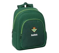safta Real BETIS BALOMPIÉ Kinderrucksack, ideal für Kinder verschiedener Altersgruppen, bequem und vielseitig, Qualität und Widerstandsfähigkeit, 28 x 10 x 34 mm, Grün, grün, Estándar, Casual