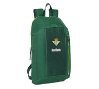 Safta Real BETIS BALOMPIÉ Mini-Rucksack für den täglichen Gebrauch, ideal für Kinder verschiedener Altersgruppen, bequem und vielseitig, Qualität und Widerstandsfähigkeit, 22 x 10 x 39 cm, Grün, grün,