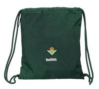 Safta Real BETIS BALOMPIÉ Sport-Rucksack, Kordelzug, Rucksack, ideal für Kinder verschiedener Altersgruppen, bequem und vielseitig, Qualität und Widerstandsfähigkeit, 35 x 45 cm, Grün, grün, Estándar,