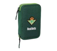 safta Real Betis BALOMPIÉ Schulmäppchen für Kinder, mit 28 nützlichen Produkten, ideal für Kinder von 5 bis 14 Jahren, bequem und vielseitig, Qualität und Widerstandsfähigkeit, 12,5 x 4 x 19,5 cm,