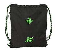 Real BETIS BALOMPIÉ Sport-Rucksack, Kordelzug, Rucksack, ideal für Kinder verschiedener Altersgruppen, bequem und vielseitig, Qualität und Widerstandsfähigkeit, 35 x 45 cm