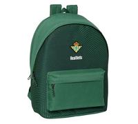 safta Real Betis Balopie Rucksack für Laptops mit 39,6 cm (15,6 Zoll) und USB, ideal für Jugendliche verschiedener Altersgruppen, recycelter Stoff, bequem und vielseitig, Qualität und