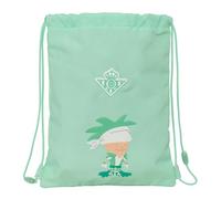 Real Betis Balopie Vorschulrucksack für Kinder, flach, ideal für Kinder verschiedener Altersgruppen, bequem und vielseitig, Qualität und Widerstandsfähigkeit, 26 x 34 cm