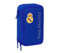 Safta Mäppchen Real Madrid Triple – 12,5 x 19,5 x 5,5 cm – Einheitsgröße Mehrfarbig