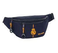 Safta Real Madrid 2. Mannschaft 24/25 - Gürteltasche mit Außentasche, ideal für Jugendliche und Kinder verschiedener Altersgruppen, bequem und vielseitig, Qualität und Widerstandsfähigkeit, 23 x 9 x