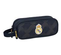 Safta Real Madrid 2. Team 23/24 Federmäppchen für Kinder, Federmäppchen für Kinder, ideal für Schulkinder, bequem und vielseitig, Qualität und Beständigkeit, 21 x 6 x 8 cm, Marineblau, Marineblau,