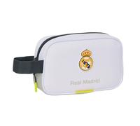 Safta Federmappe Real Madrid EQUIPACIÓN 25/26 – kleine Kinder-Federmappe, 22 x 8 x 13,5 cm, Weiß, M
