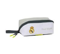 Safta Federmäppchen Real Madrid Equiicion 25/26 – quadratisch, 22×10×10 cm, weiß, M