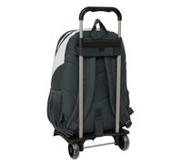 Safta Schulrucksack mit Rollwagen Real Madrid Equature 25/26 – 33×15×43 cm Weiß M, langlebig