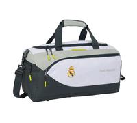 Safta Real Madrid Equipacion 25/26 - Sporttasche, Rucksack, ideal für Kinder verschiedener Altersgruppen, bequem und vielseitig, Qualität und Widerstandsfähigkeit, 50 x 25 x 25 cm, weiß, M, Lässig