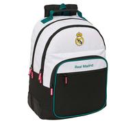 Safta Schulrucksack Real Madrid 26/27 Double 20 l Weiß Kinder 32 x 15 x 42 cm
