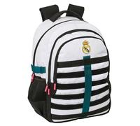 Safta Rucksack Real Madrid 26/27 Doucle Cross 23,46 l Weiß Kinder