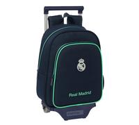 Real Madrid 2. Team 25/26 Kinderrucksack mit Trolley Safta 705, ideal für Kinder verschiedener Altersgruppen, bequem und vielseitig, Qualität und Widerstandsfähigkeit, 27 x 10 x 33 cm