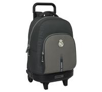 Safta Real Madrid 3. Team 24/25, großer Rucksack mit Rädern, kompakt, abnehmbar, ideal für Kinder verschiedener Altersgruppen, bequem und vielseitig, Qualität und Widerstandsfähigkeit, 33 x 22 x 45