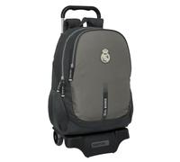 Safta Real Madrid 3ª Equipacion 24/25 Wheeled Backpack Grau