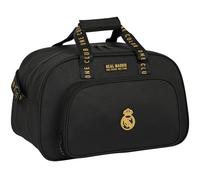 Safta Real Madrid 3. Team Sporttasche, Rucksack, ideal für Kinder verschiedener Altersgruppen, bequem und vielseitig, Qualität und Widerstandsfähigkeit, 40 x 23 x 24 cm, Schwarz, Schwarz, Estándar,