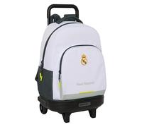 Safta Rucksack mit Rädern Real Madrid Equiicion 25/26 – kompakt, abnehmbar, ideal für Kinder, 33 x 22 x 45