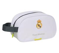SAFTA Real Madrid Equiicion 25/26 Kulturtasche für Kinder, mittelgroß mit Griff, Kinder-Kulturbeutel, anpassbar an den Wagen, einfache Reinigung, bequem und vielseitig, Qualität und
