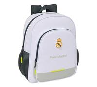 Safta Real Madrid Equiicion 25/26 Schulrucksack für Kinder, Kinderrucksack, anpassbar an den Kinderwagen, ideal für Kinder im Schulalter, bequem und vielseitig, Qualität und Widerstandsfähigkeit, 32 x