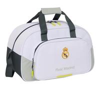 Safta Sporttasche Real Madrid Equiicion 25/26 – 40 x 23 x 24 cm Weiß M Kinder