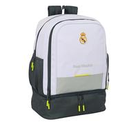 safta Real Madrid Equiicion 25/26 Trainingsrucksack für den täglichen Gebrauch, ideal für Kinder verschiedener Altersgruppen, bequem und vielseitig, Qualität und Widerstandsfähigkeit, 35 x 24 x 50 cm