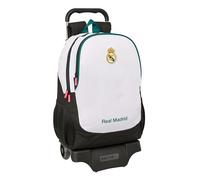 Safta Real Madrid 26/27 22.5l Wheeled Backpack Weiß Kinder