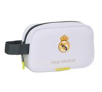 Safta Federmappe Real Madrid EQUIPACIÓN 25/26 – kleine Kinder-Federmappe, 22 x 8 x 13,5 cm, Weiß, M