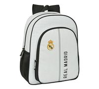 Safta Schulrucksack Real Madrid 24/25 Junior Weiß 32 x 12 x 38 cm