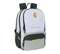 SAFTA Real Madrid, kompakt und funktional, Schulrucksack, ideal für Clubfans, Unisex, Kinder, Standard, Paddel 25, Einheitsgröße