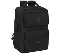 Safta Real Madrid Premium 2 Pockets 15.6´´+usb 13.75l 32x42x15 Cm 622364377 Backpack Schwarz