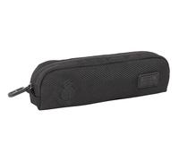 safta Real Madrid Premium Schulmäppchen mit Tasche, Kindermäppchen, bequem und vielseitig, einfache Reinigung, 21 x 6 x 4 cm, Schwarz, Schwarz, Estándar, Lässig