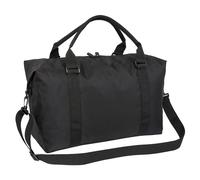 Real Madrid Premium - Wochenendtasche, ideal für Jugendliche verschiedener Altersgruppen, bequem und vielseitig, Qualität und Widerstandsfähigkeit, 68 x 22 x 29 cm, Schwarz, Schwarz , Estándar, Lässig