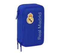 Safta Mäppchen Real Madrid Triple – 12,5 x 19,5 x 5,5 cm – Einheitsgröße Mehrfarbig