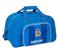 Safta Real Sport de la Coruña - Sporttasche, Rucksack, ideal für Kinder verschiedener Altersgruppen, bequem und vielseitig, Qualität und Widerstandsfähigkeit, 40 x 23 x 24 cm, Blau, blau, Estándar,