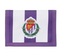 safta Real Valladolid Geldbörse mit Kopfteil, Brieftasche, Geldbörse, bequem und vielseitig, Qualität und Widerstandsfähigkeit, 12,5 x 9,5 cm, Violett/Weiß, M, Casual