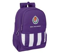 Safta Real Valladolid Schulrucksack für Kinder, ideal für Kinder verschiedener Altersgruppen, bequem und vielseitig, Qualität und Widerstandsfähigkeit, 32 x 16 x 44 cm, Violett/Weiß, M, Casual