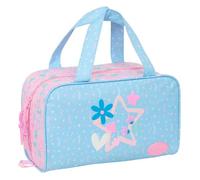Safta Rechteckige Kulturtasche Blackfit8 Smile, Schulorganizer mit gefüttertem Fach und großem Reißverschluss, Innentasche mit Reißverschluss, Schultasche, Maße 31 x 14 x 19 cm