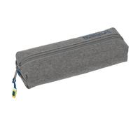 Safta Rechteckiges Federmäppchen Munich Street - für Schulkinder, robust, 22×7×40 cm Grau/Blau