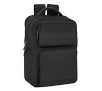 Safta, Rucksack mit 2 Taschen, 39,6 cm (15,6 Zoll) + USB Business Schwarz, 31 x 44 x 13 cm, Unisex, Kinder, mehrfarbig, Standard