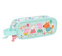 Safta Safta-812281747 Peppa Wutz Cosy Corner Federmäppchen, 21 x 8 x 6 cm, Cartoon, Mehrfarbig, Standard (812290513), bunt, Estándar, Lässig