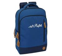 safta Schulrucksack El Pulpo, Laptopfach 15,6 Zoll, USB-Port | Maße 29 x 15 x 44 cm, 19,1 l, 795 g, Marineblau uni, Polyester, für Schule, Uni und Büro, El-Pulpo-Lizenz