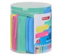 safta Set mit 16 Federmäppchen, aus Silikon, 270 x 230 mm