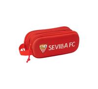 Safta Doppelmäppchen Sevilla FC 3D – für Schulkinder, 21 x 6 x 8 cm, Rot