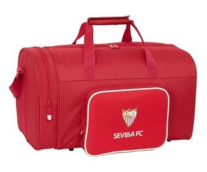 safta Sevilla FC Kindersporttasche, Rucksack, ideal für Kinder verschiedener Altersgruppen, bequem und vielseitig, Qualität und Widerstandsfähigkeit, 47 x 27 x 26 cm, rot, M, Casual